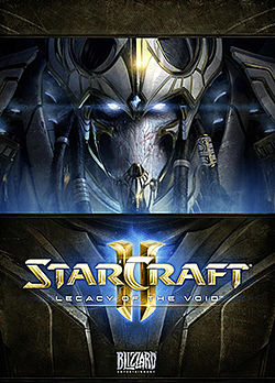Box artwork for StarCraft II: Legacy of the Void.