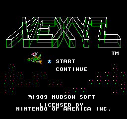 XEXYZ NES title.png