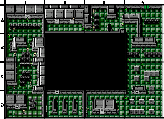 Metal Gear NES map B1 Floor 2.png