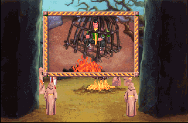 File:KQ6 Inset of Alexander in Cage Over Bonfire.png
