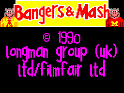 File:Bangers and Mash title screen (Amstrad CPC).png