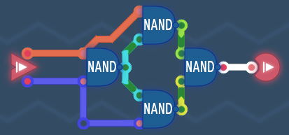 Turing Complete/XOR Gate — StrategyWiki | Strategy guide and game ...