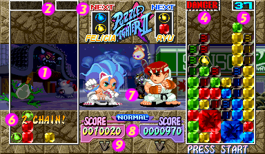 Super Puzzle Fighter II Turbo/Akuma — StrategyWiki