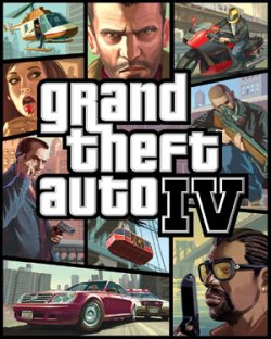 Box artwork for Grand Theft Auto IV.