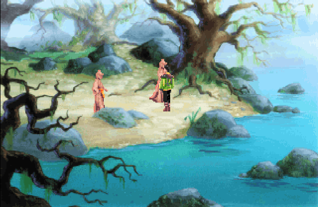 File:KQ6 The Druids Seize Alexander At Isle of the Mists Beach.png
