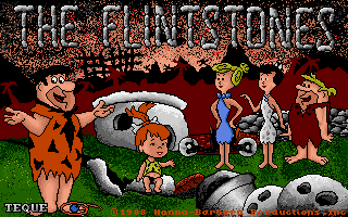 File:The Flintstones (1988) title screen (Commodore Amiga).png