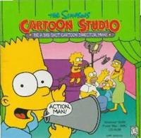 Box artwork for The Simpsons: Cartoon Studio.
