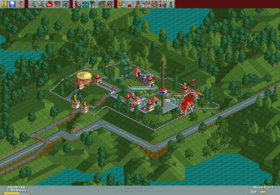 raise park value rollercoaster tycoon deluxe