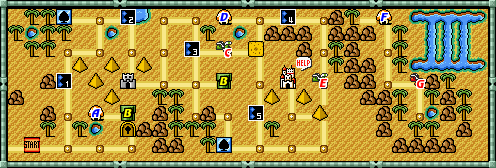 mario 3 world map