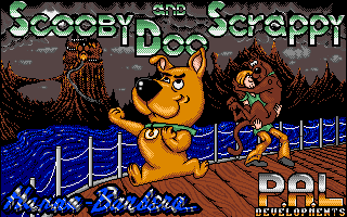 Scooby-Doo and Scrappy-Doo title screen (Commodore Amiga).png