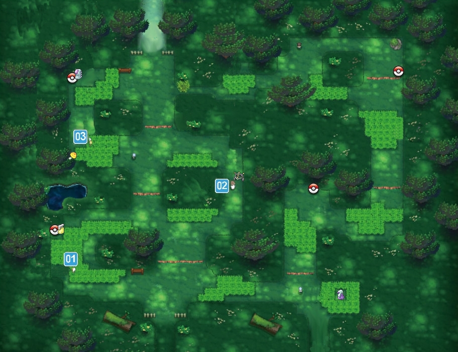 Here's a map showing locations of all catchable Pokémon in Omega Ruby &  Alpha Sapphire