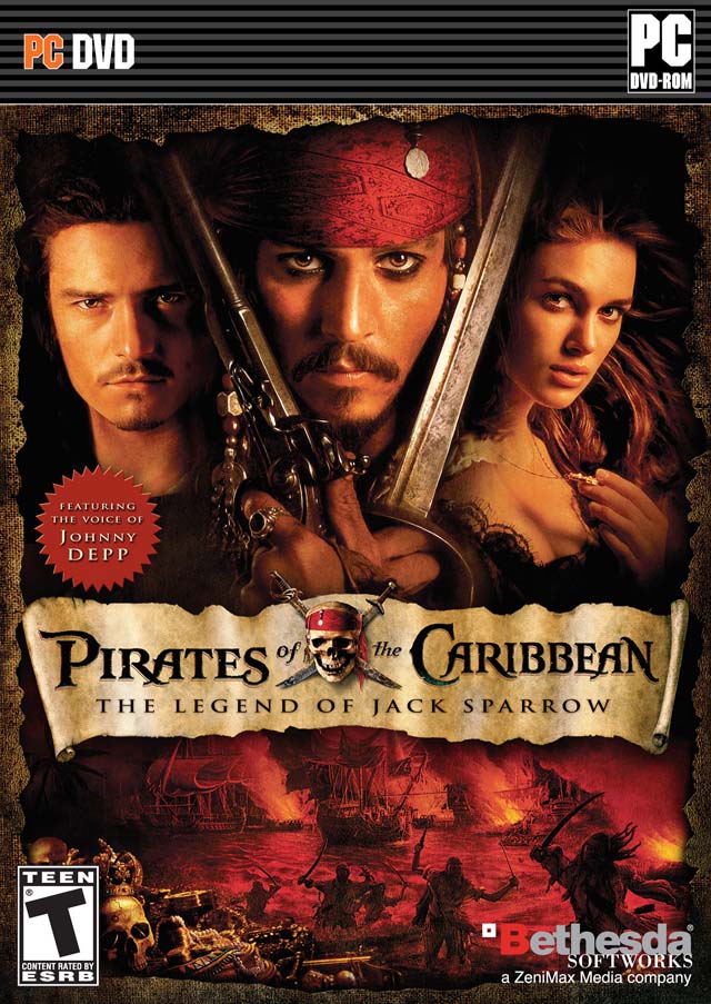 Box artwork for Pirates of the Caribbean: The Legend of Jack Sparrow.