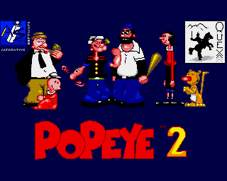 Popeye 2 title screen (Commodore Amiga).png