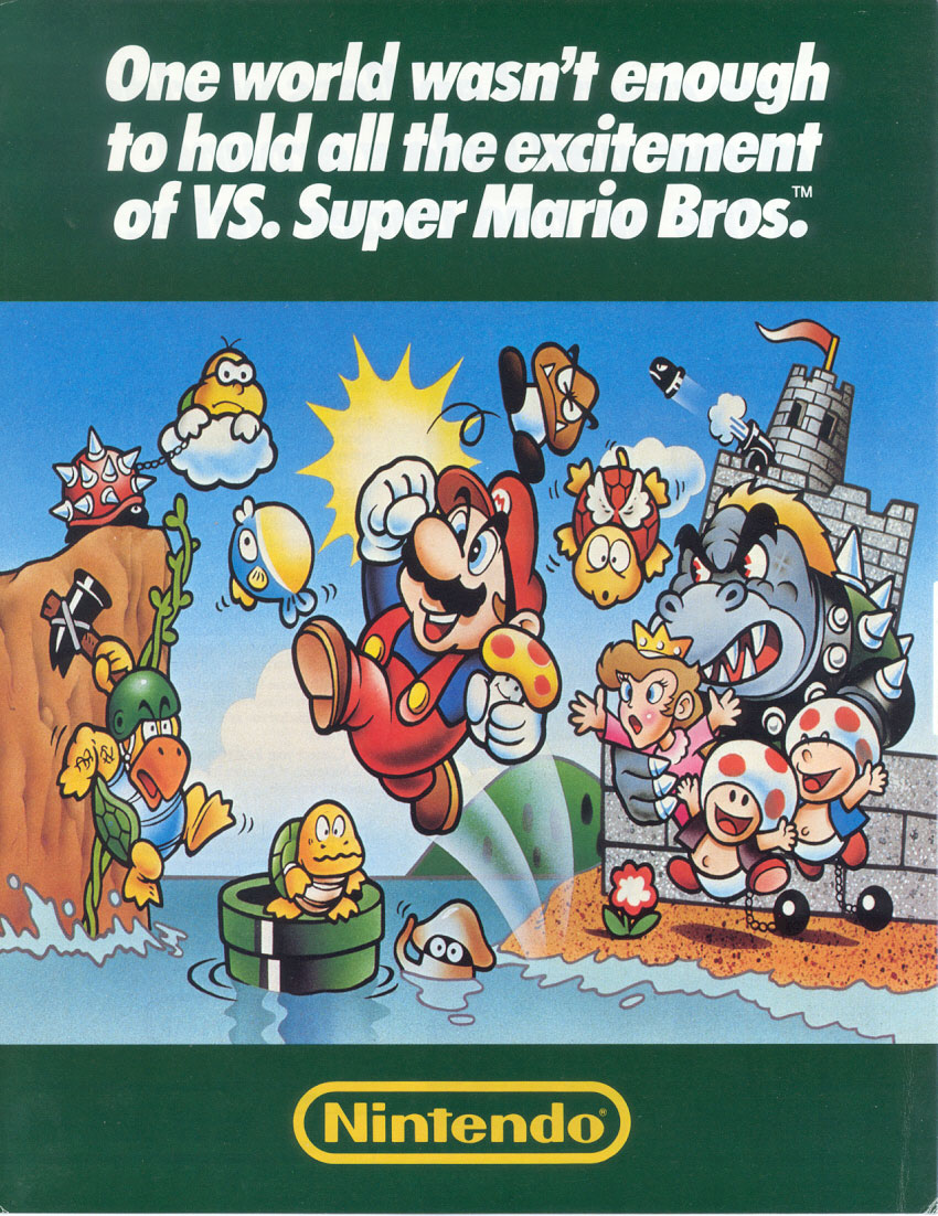 File:Vs Super Mario Bros arcade flyer.jpg — StrategyWiki, the video ...