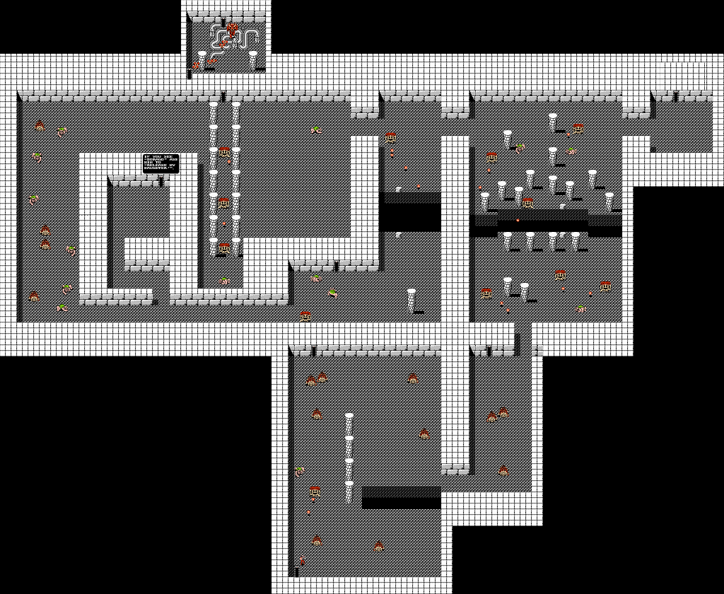 Rygar NES map Palace Of Dorago.png