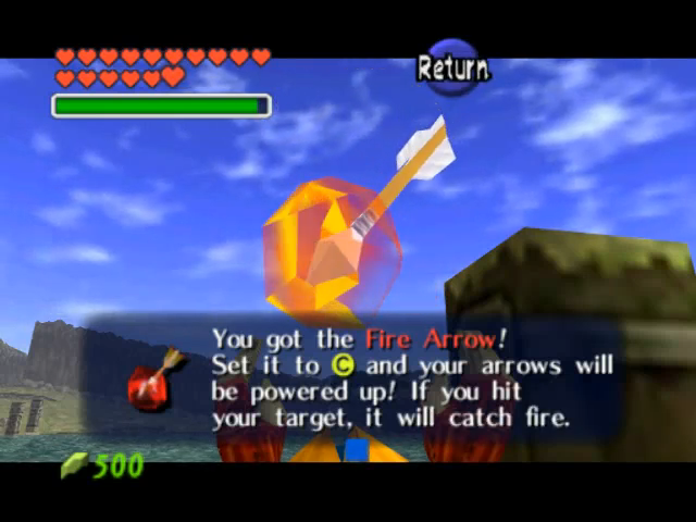 File:LOZ OOT The Fire Arrow.PNG
