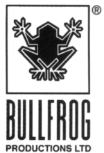 Bullfrog Productions's company logo.