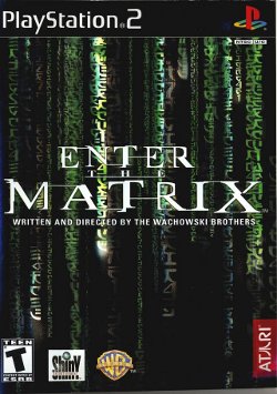 Box artwork for Enter the Matrix.