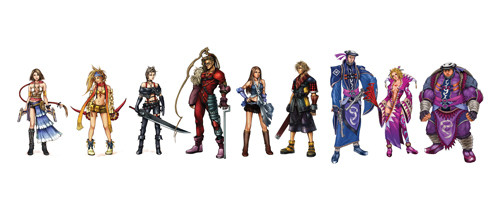 Final Fantasy X GREE Assembles Largest Cast of FF Characters Ever