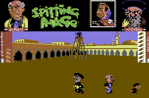 File:Spitting Image gameplay (Commodore 64).png