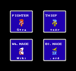 Final Fantasy 1 NES Characters.png