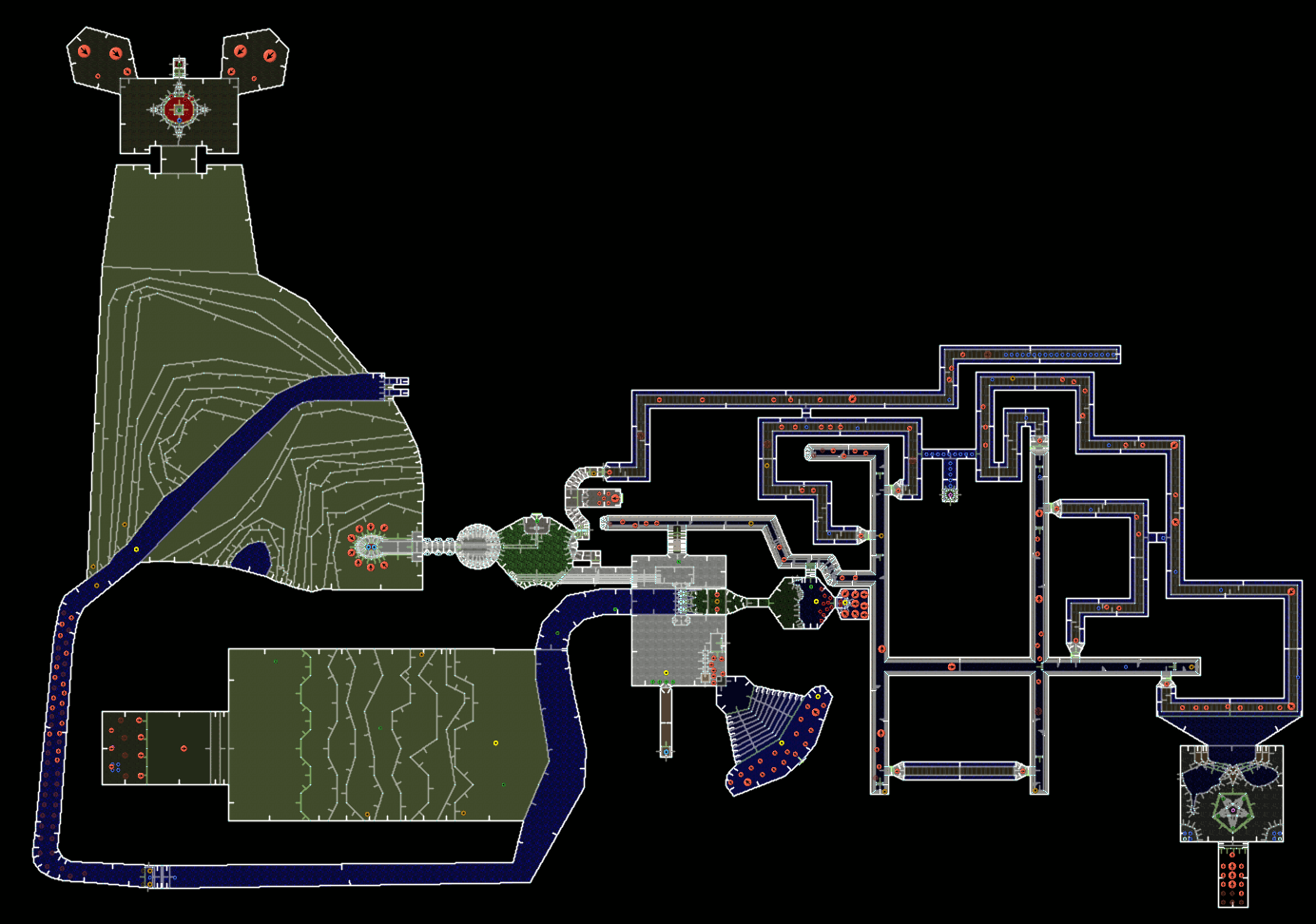 Map 22. E1m1 карта Doom. Дум 1 карта. Doom 1 Map.