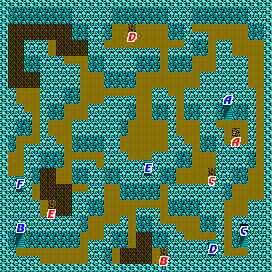 Final Fantasy II map Wyvern Cavern F2.png