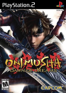 Box artwork for Onimusha: Dawn of Dreams.