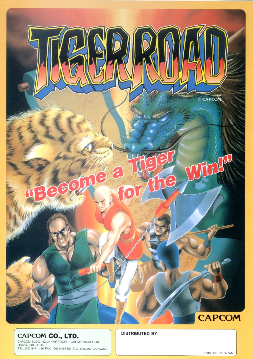 File:Tiger Road arcade flyer.jpg — StrategyWiki | Strategy guide and ...