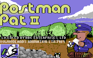 File:Postman Pat 2 Phew, What a Scorcher title screen (Commodore 64).png