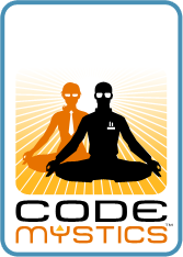 Code Mystics's company logo.
