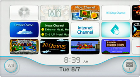 wii channels games