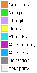 The faction colors