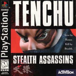 Box artwork for Tenchu: Stealth Assassins.