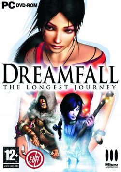 Box artwork for Dreamfall: The Longest Journey.