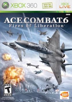 Box artwork for Ace Combat 6: Fires of Liberation.
