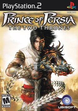 Box artwork for Prince of Persia: The Two Thrones.