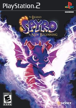 Box artwork for The Legend of Spyro: A New Beginning.