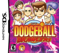 Box artwork for Super Dodgeball Brawlers.