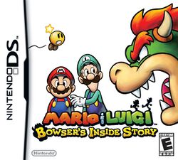 Box artwork for Mario & Luigi: Bowser's Inside Story.