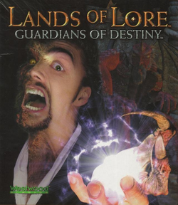 Box artwork for Lands of Lore: Guardians of Destiny.