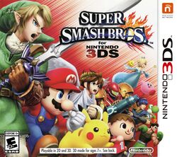 Box artwork for Super Smash Bros. for Nintendo 3DS.