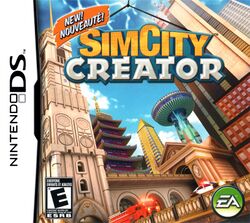 Box artwork for SimCity Creator.