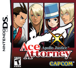 Box artwork for Apollo Justice: Ace Attorney.