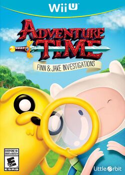 Box artwork for Adventure Time: Finn & Jake Investigations.