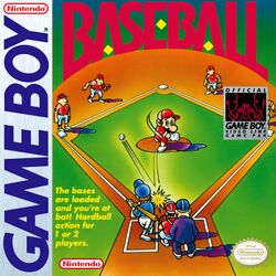 Box artwork for Baseball (Game Boy).