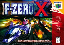 Box artwork for F-Zero X.