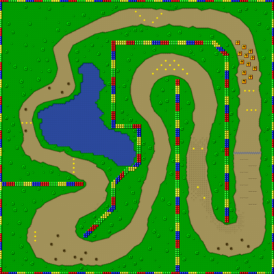 Super Mario Kart/Donut Plains — StrategyWiki, the video game ...