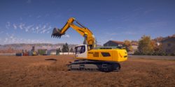 Excavators.