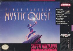 Box artwork for Final Fantasy Mystic Quest.